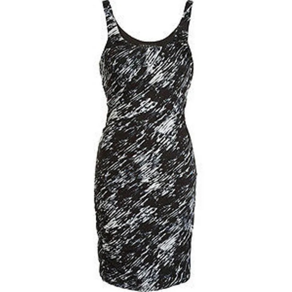 Theory Etta Storm Cloud Cocktail Dress
